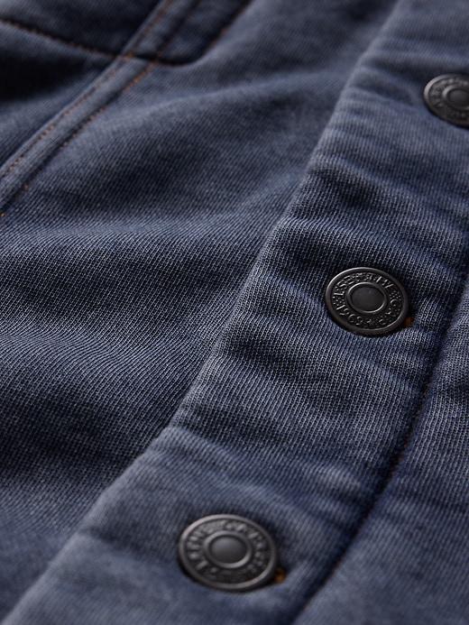felpa con cappuccio e giacca in denim per bambini