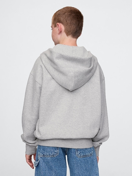 felpa con cappuccio vintagesoft zip per bambini
