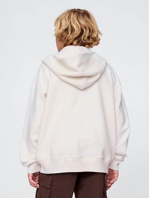 felpa con cappuccio vintagesoft zip per bambini