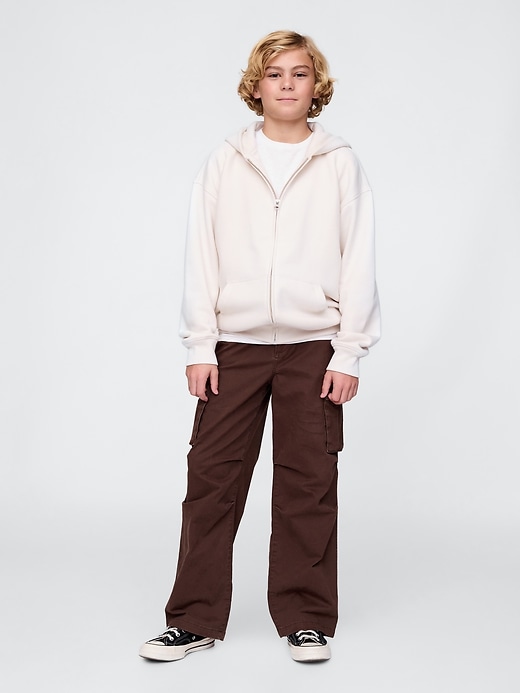 felpa con cappuccio vintagesoft zip per bambini
