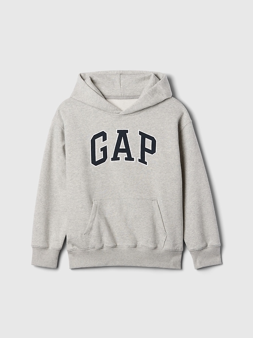 felpa con cappuccio con logo vintagesoft per bambini