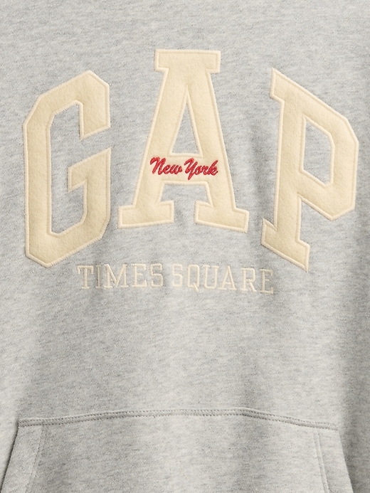 felpa con cappuccio vintagesoft nyc times square per bambini