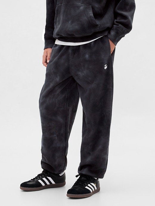pantaloni da jogging larghi con teschio vintage gap × disney tim burtons the nightmare before christmas per bambini
