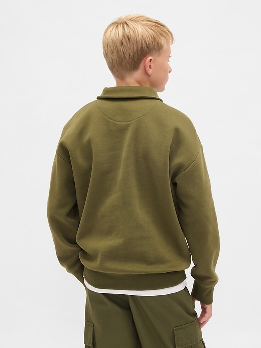pullover vintagesoft con cerniera a un quarto per bambini