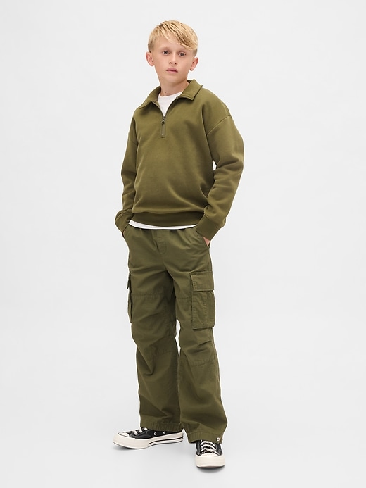 pullover vintagesoft con cerniera a un quarto per bambini