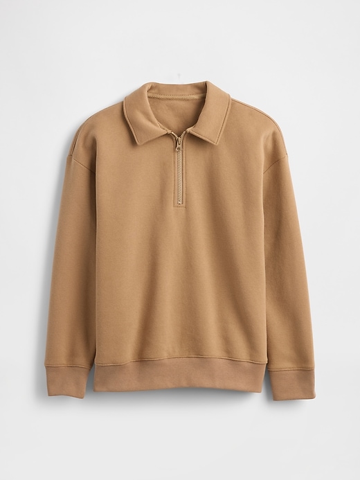 pullover vintagesoft con cerniera a un quarto per bambini