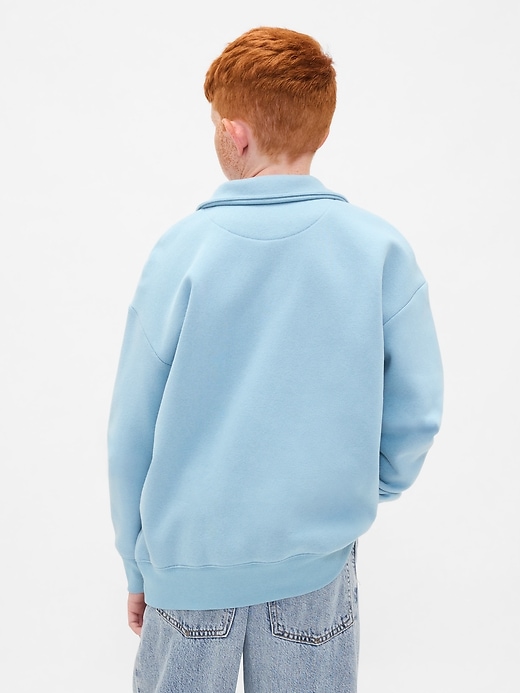 pullover vintagesoft con cerniera a un quarto per bambini