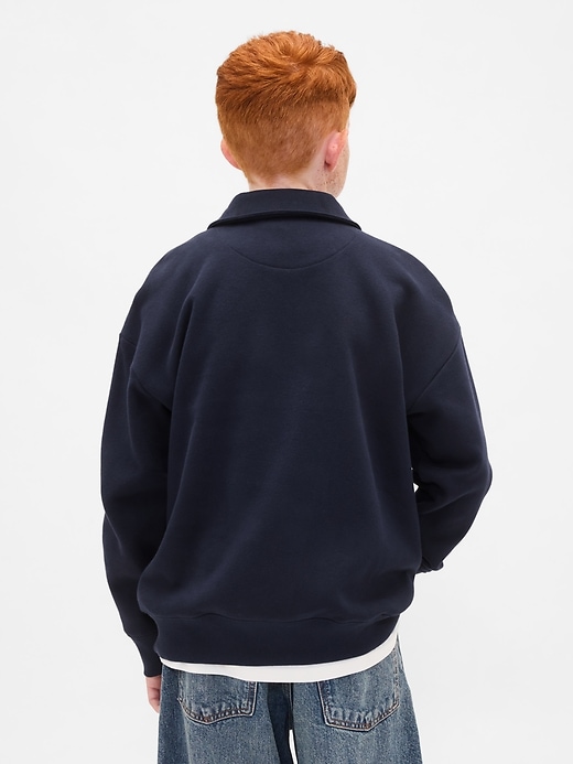 pullover vintagesoft con cerniera a un quarto per bambini
