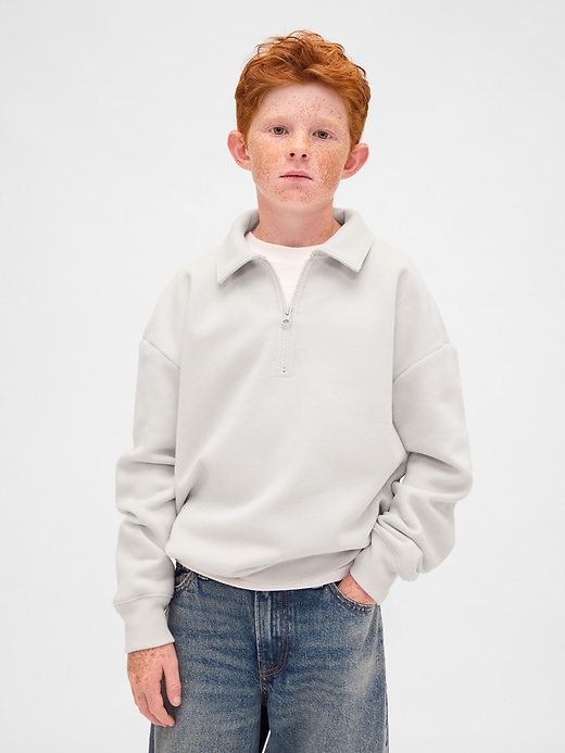 pullover vintagesoft con cerniera a un quarto per bambini