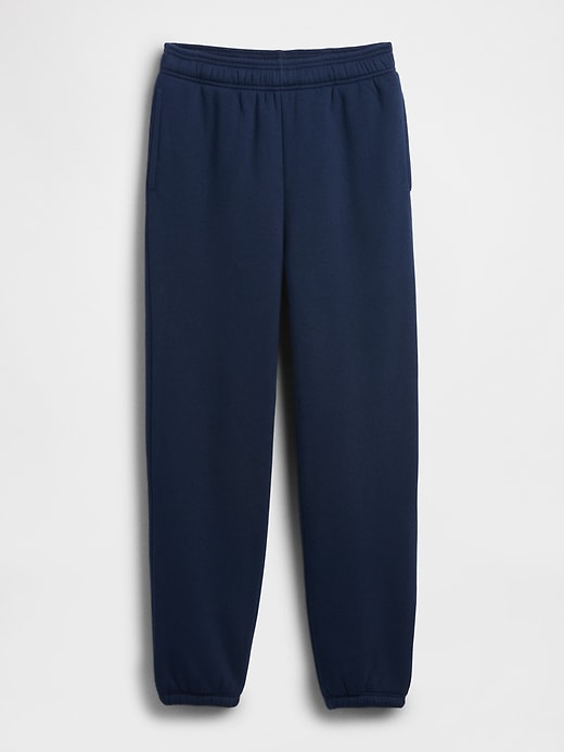 pantaloni da jogging rilassati con fodera in sherpa per bambini