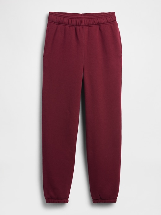 pantaloni da jogging rilassati con fodera in sherpa per bambini