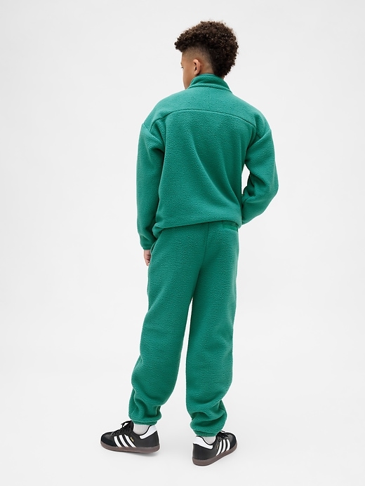 pantaloni da jogging sherpa rilassati per bambini
