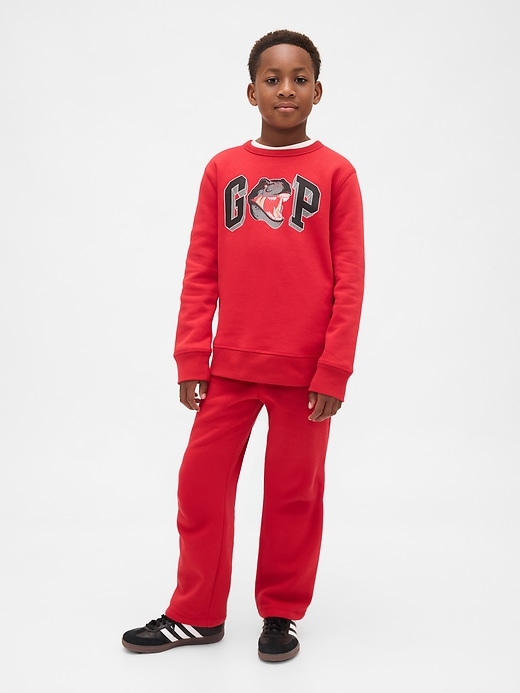 pantaloni della tuta slim con logo per bambini