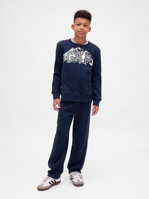 pantaloni della tuta slim con logo per bambini