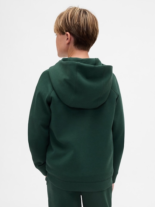 felpa con cappuccio e zip gapfit tech per bambini