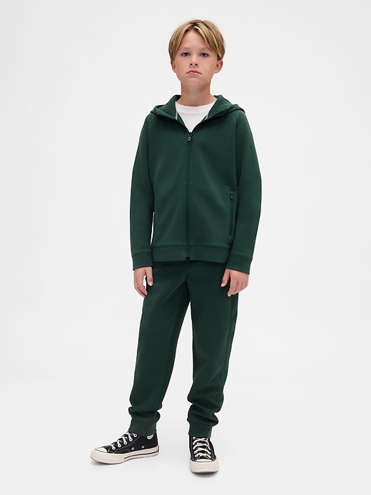 felpa con cappuccio e zip gapfit tech per bambini