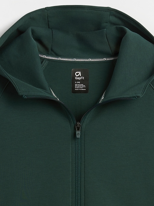 felpa con cappuccio e zip gapfit tech per bambini