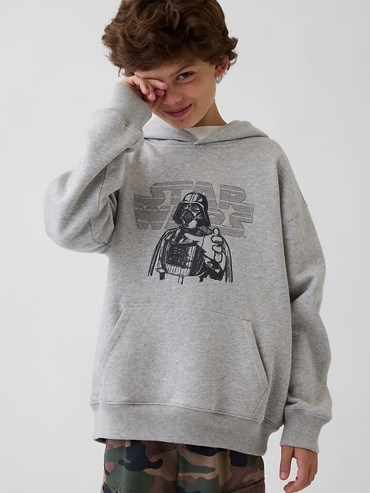 felpa con cappuccio star wars vintagesoft relaxed per bambini
