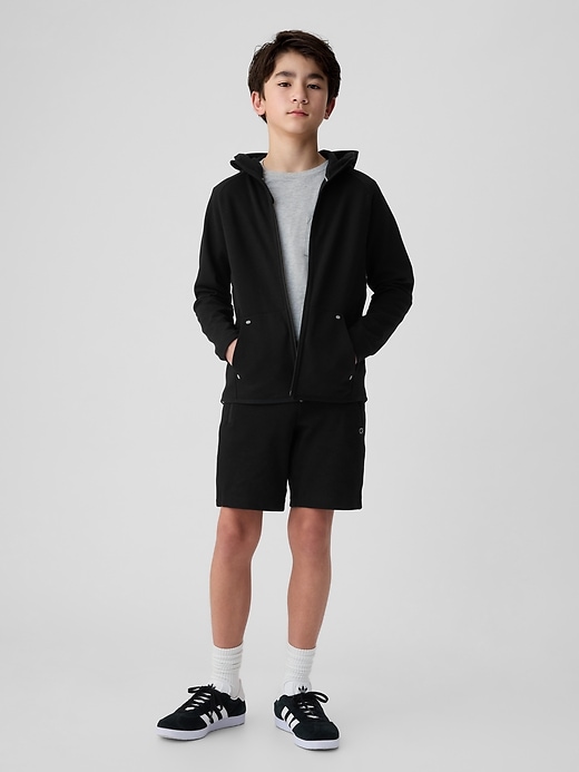 felpa con cappuccio tecnica gapfit per bambini