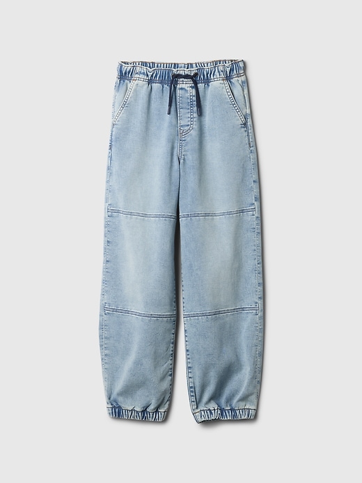 jeans per bambini lavorati a maglia comodi e rilassati