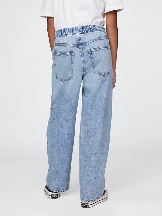jeans larghi ultra morbidi da indossare per bambini