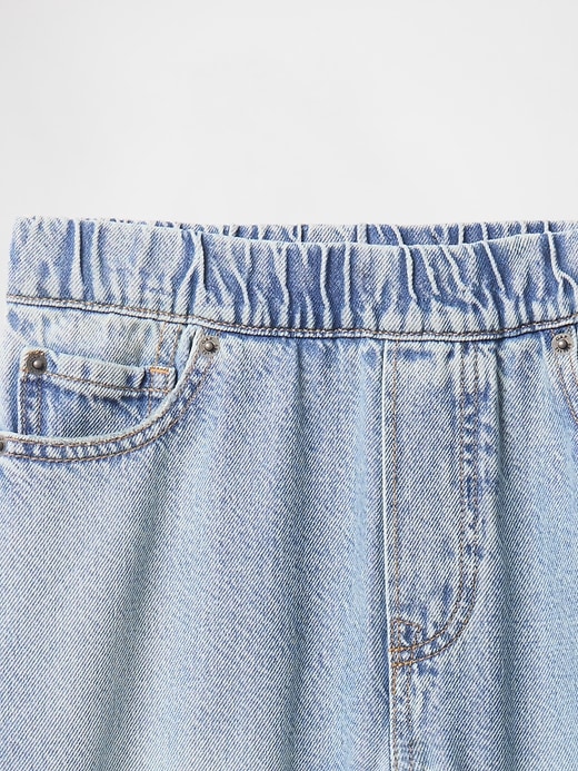jeans larghi ultra morbidi da indossare per bambini