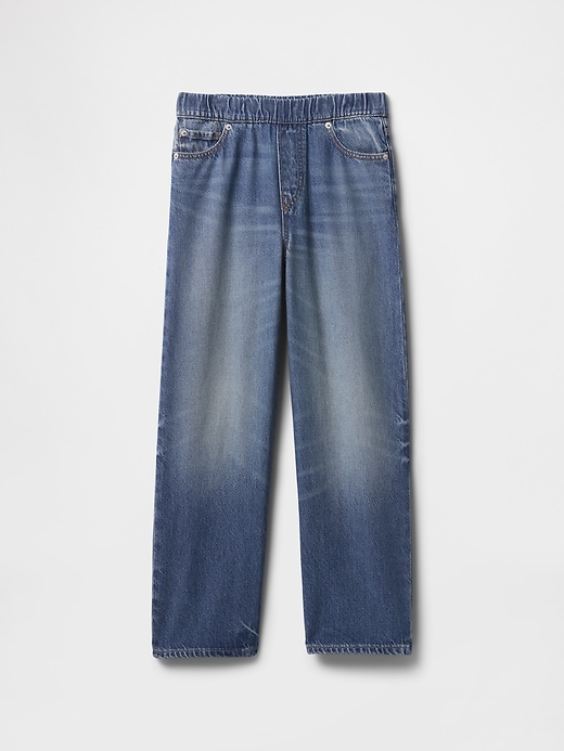 jeans larghi ultra morbidi da indossare per bambini