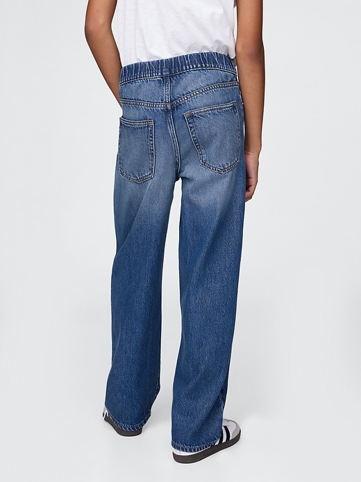 jeans larghi ultra morbidi da indossare per bambini