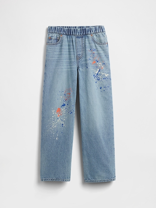 jeans larghi e facili per bambini