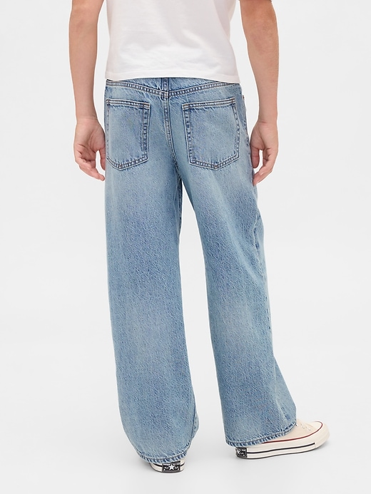 jeans larghi e facili per bambini