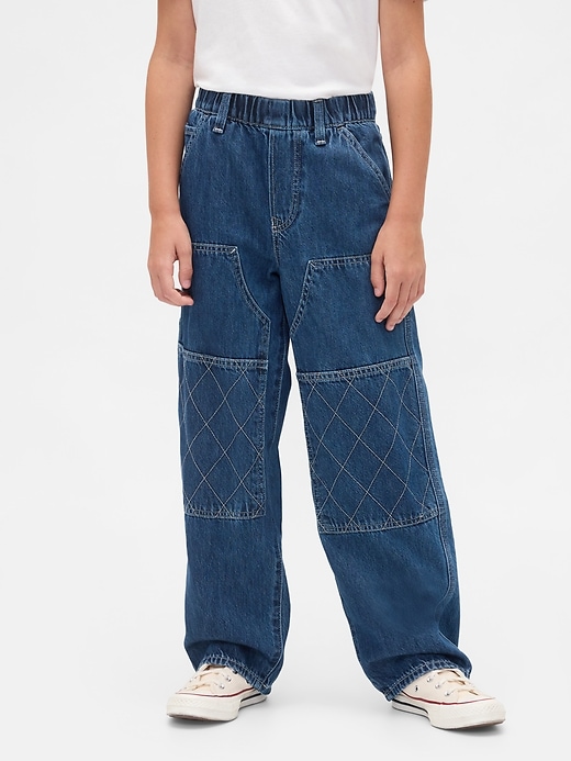 jeans larghi e comodi da carpentiere per bambini
