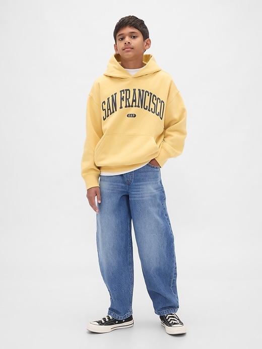 jeans larghi e affusolati per bambini