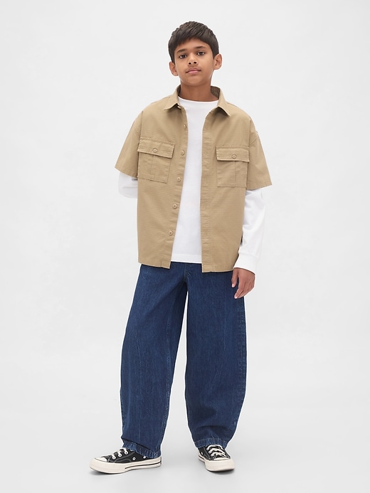 jeans larghi e affusolati per bambini