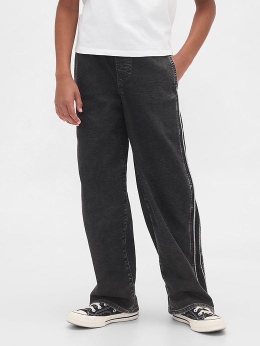 jeans per bambini lavorati a maglia comodi e rilassati
