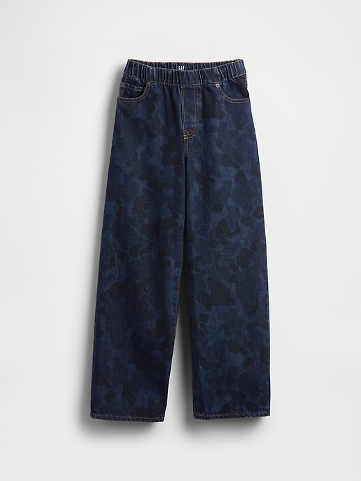 jeans larghi mimetici per bambini