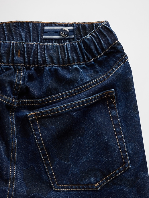 jeans larghi mimetici per bambini