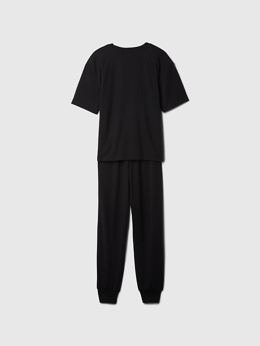 set pigiama jogger riciclato per bambini