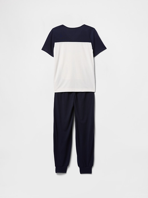 set pigiama jogger riciclato per bambini