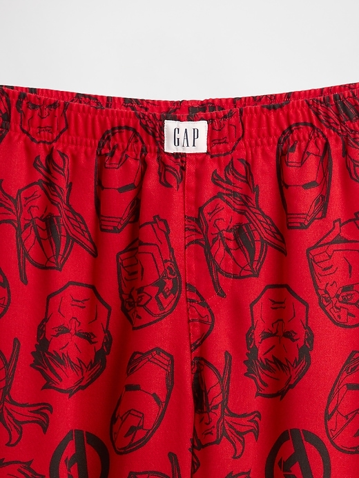 pantaloni del pigiama in flanella riciclata marvel per bambini