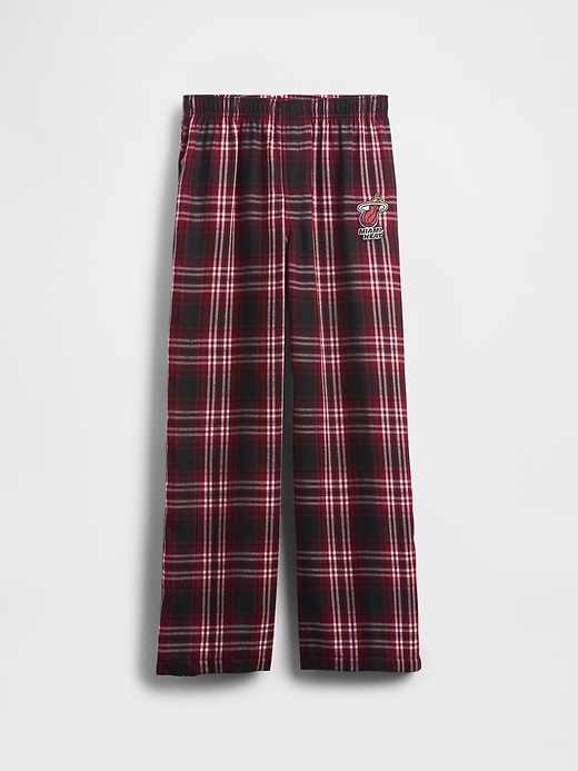 pantaloni da pigiama in flanella nba miami heat per bambini