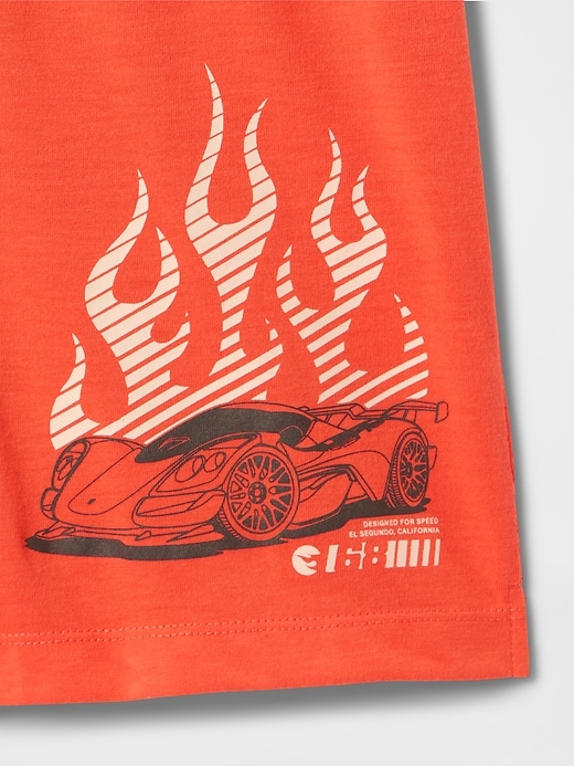 pantaloncini da pigiama riciclati hot wheels per bambini