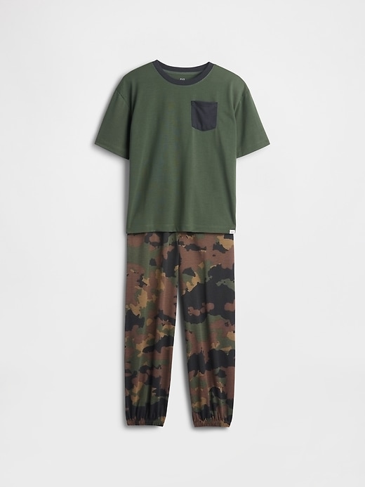 pigiama jogger riciclato mimetico per bambini