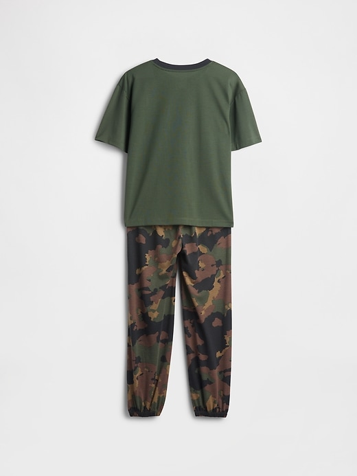 pigiama jogger riciclato mimetico per bambini