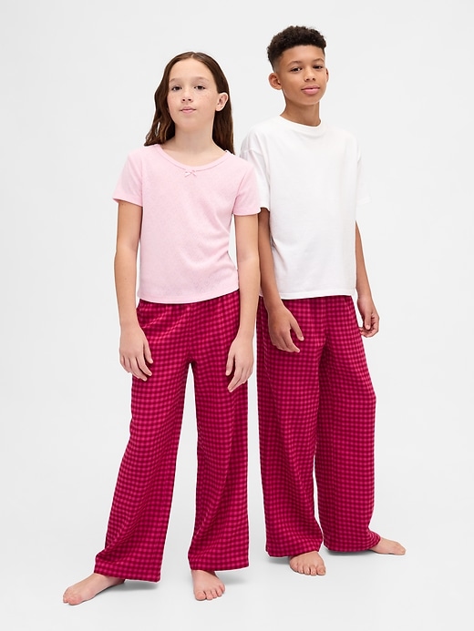 pantaloni del pigiama in flanella riciclata per bambini