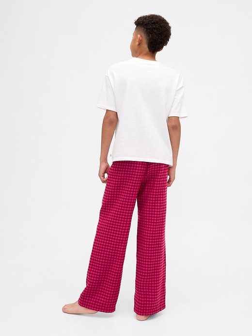 pantaloni del pigiama in flanella riciclata per bambini