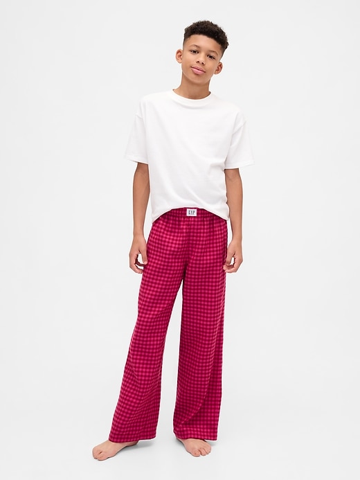 pantaloni del pigiama in flanella riciclata per bambini