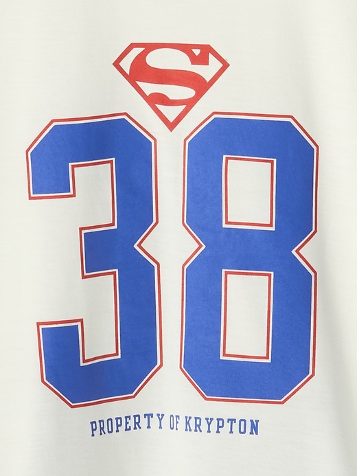 pigiama jogger superman per bambini in tessuto riciclato oversize