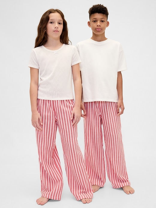 pantaloni del pigiama in flanella riciclata per bambini