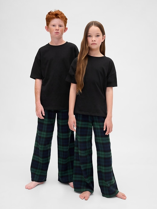 pantaloni del pigiama in flanella riciclata per bambini