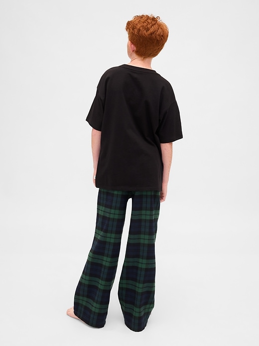 pantaloni del pigiama in flanella riciclata per bambini